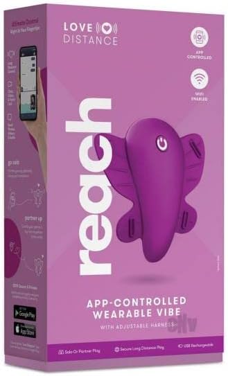 Love Distance Reach App- Controlled Wearable Vibe Rose