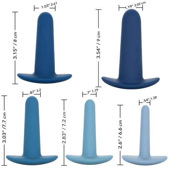 They-ology Wearable Anal Trainer Set - 5 Piece Set