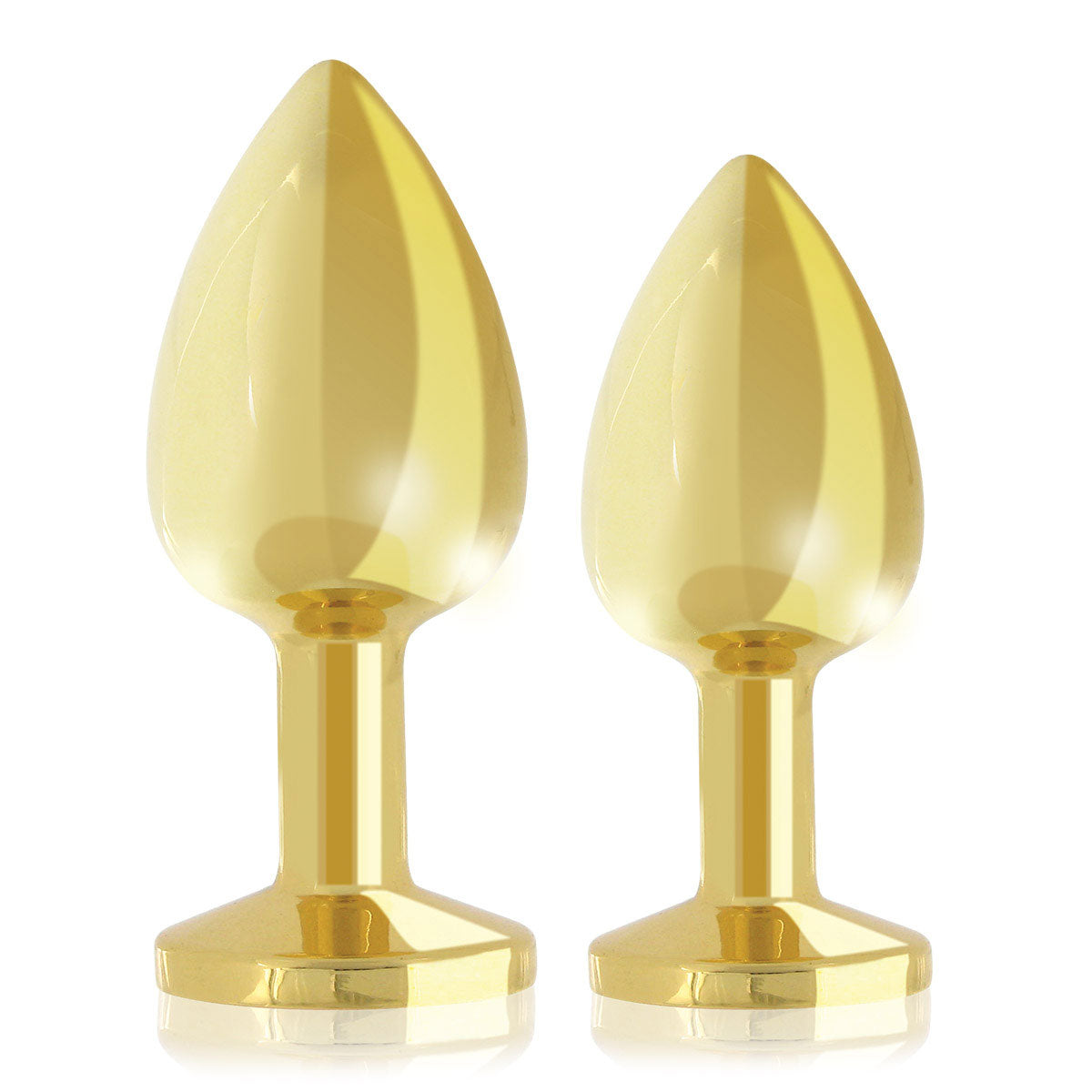 Rianne S Booty Plug Set 2X Metal Gold