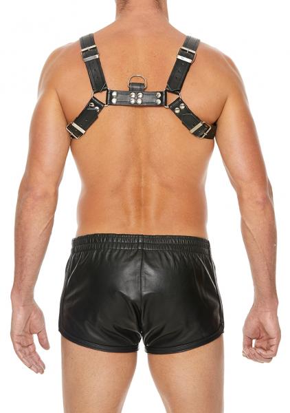 Chest Bulldog Harness - Black/black - L/xl