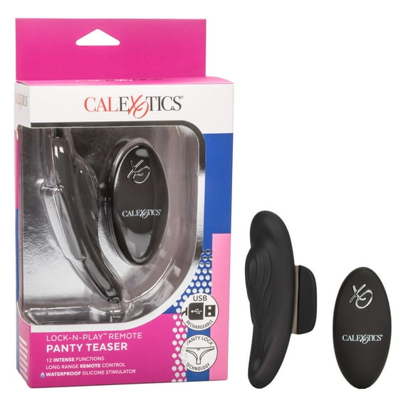 Lock N Play Remote Panty Teaser Black