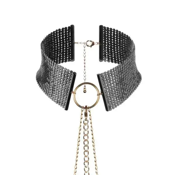 Jewelry Black Bijoux Indiscrets Desir Metallique Mesh Collar Bijoux Indiscrets Bijoux Indiscrets Desir Metallique Mesh Collar - Hugz and Kizzez