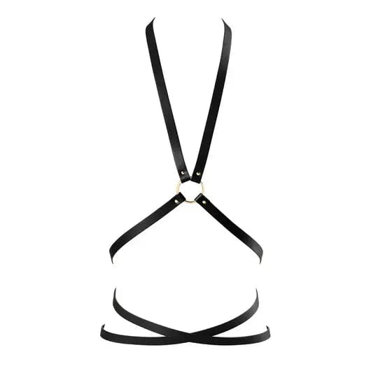 Jewelry Leather / Black Bijoux Indiscrets Maze Multi-way Body Harness Bijoux Indiscrets Bijoux Indiscrets Maze Multi-way Body Harness | Hugz and Kizzez