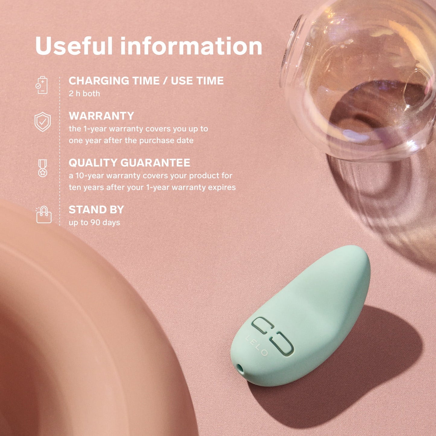 Lelo Lily 3 Rechargeable Mini Silicone Vibrator Polar Green