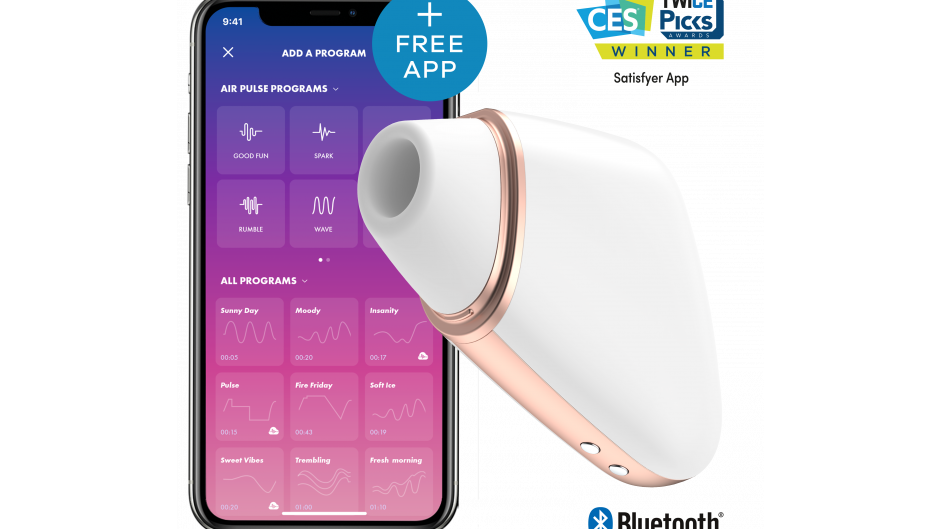 Satisfyer Love Triangle White W/ App