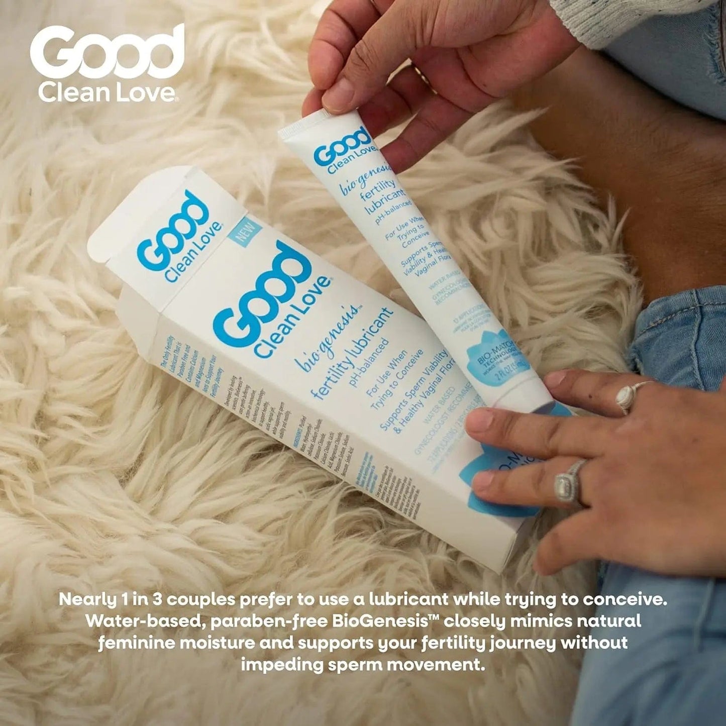 lubricants 2oz Good Clean Love Biogenesis Fertility Lubricant - 2 Oz Good Clean Love Good Clean Love Biogenesis Fertility Lubricant - 2 Oz - Hugz and