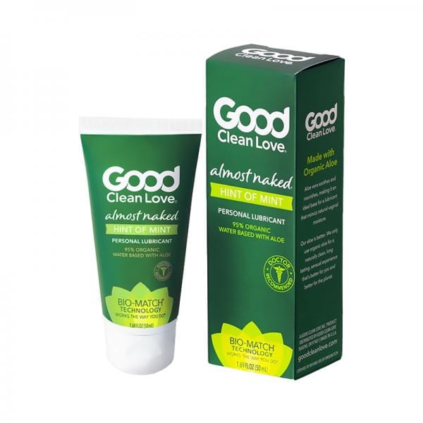 Good Clean Love Almost Naked Hint Of Mint Personal Lubricant 1.69 Oz. Hugz and Kizzez