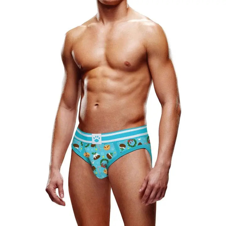 mens clothing Prowler Christmas Pudding Brief Lg Prowler Prowler Christmas Pudding Brief Lg - Hugz and Kizzez