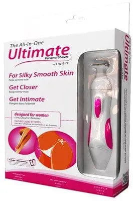 Hair clippers Pink & White Ultimate Personal Shaver Kit 2 Ladies Swan Ultimate Personal Shaver Kit 2 Ladies - Hugz and Kizzez