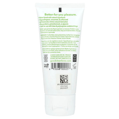 Good Clean Love Bionude Personal Lubricant 3oz Hugz and Kizzez