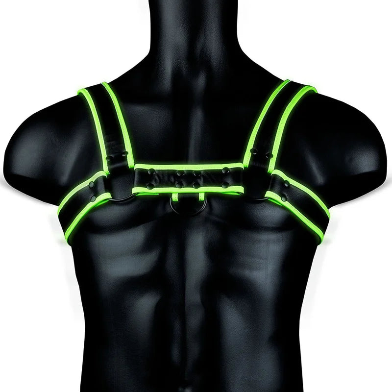 Ouch Chest Bulldog Harness L/xl Gitd