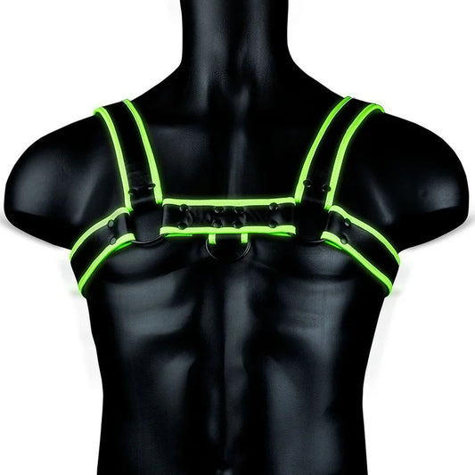 Ouch Chest Bulldog Harness L/xl Gitd