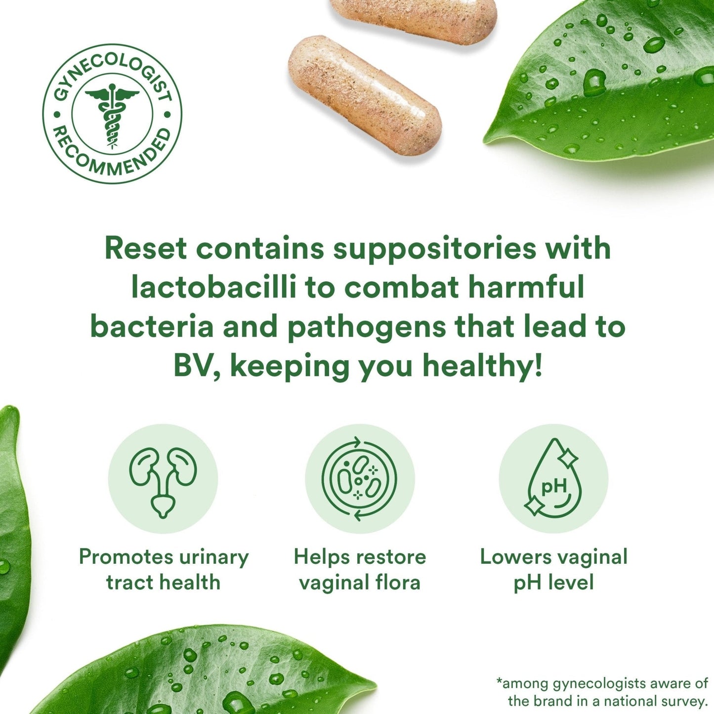 Good Clean Love Biophresh Vaginal Homeopathic Suppository 10-pack 