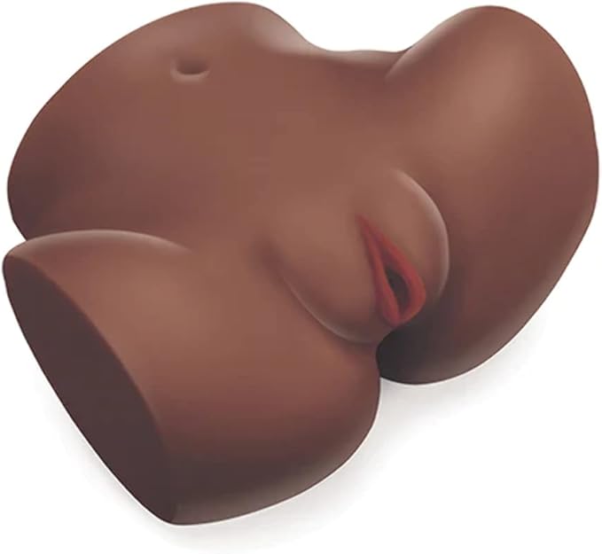 Luvdolz Remote Control Rechargeable Doggy Style Pussy & Ass W/douche - Mocha