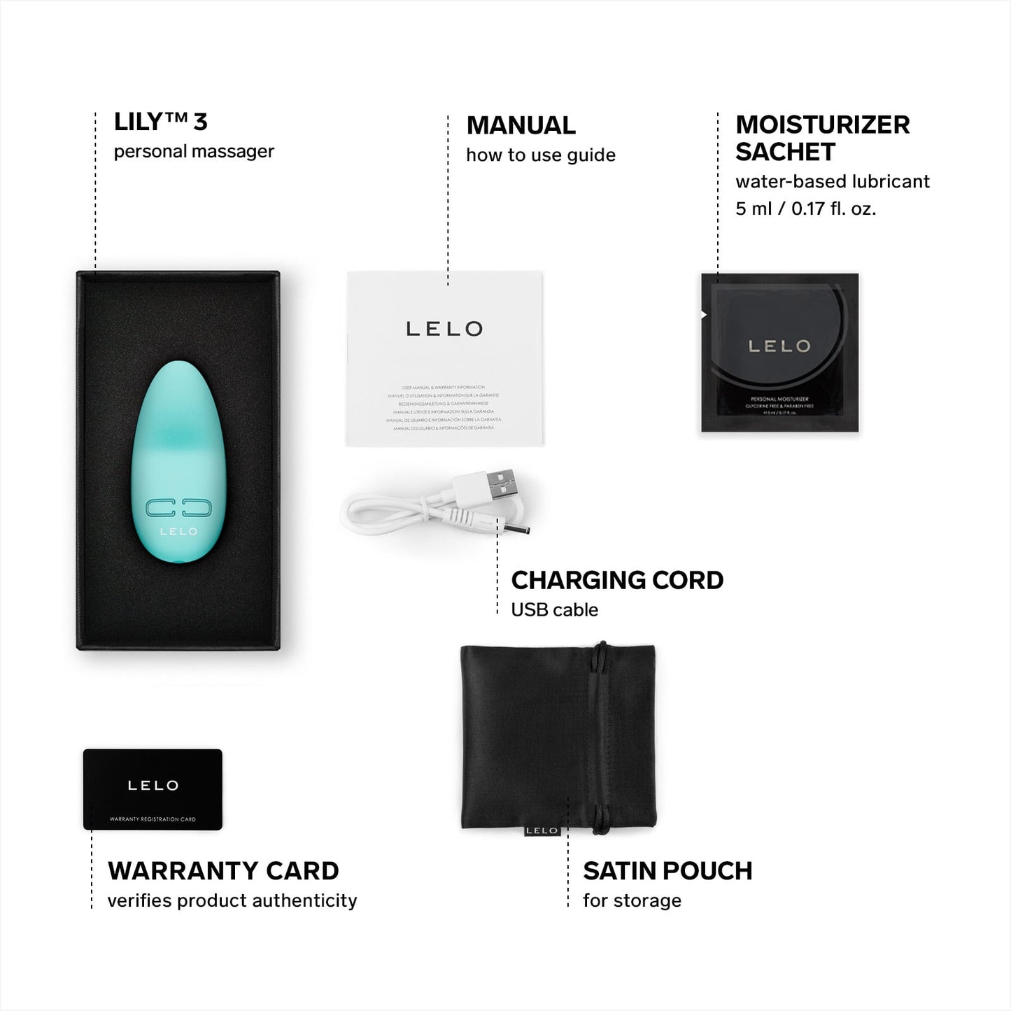 Lelo Lily 3 Rechargeable Mini Silicone Vibrator Polar Green