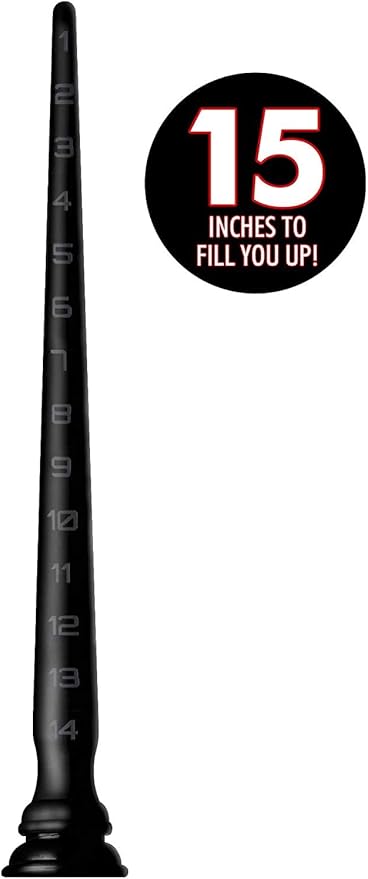 Silicone Tapered Anal Hose - 15 Inch