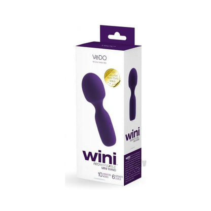 Vedo Wini Rechargeable Mini Wand Deep Purple