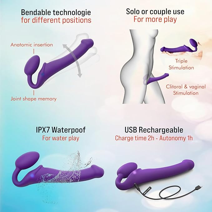 Strap-on-me Bendable Strap-on Medium