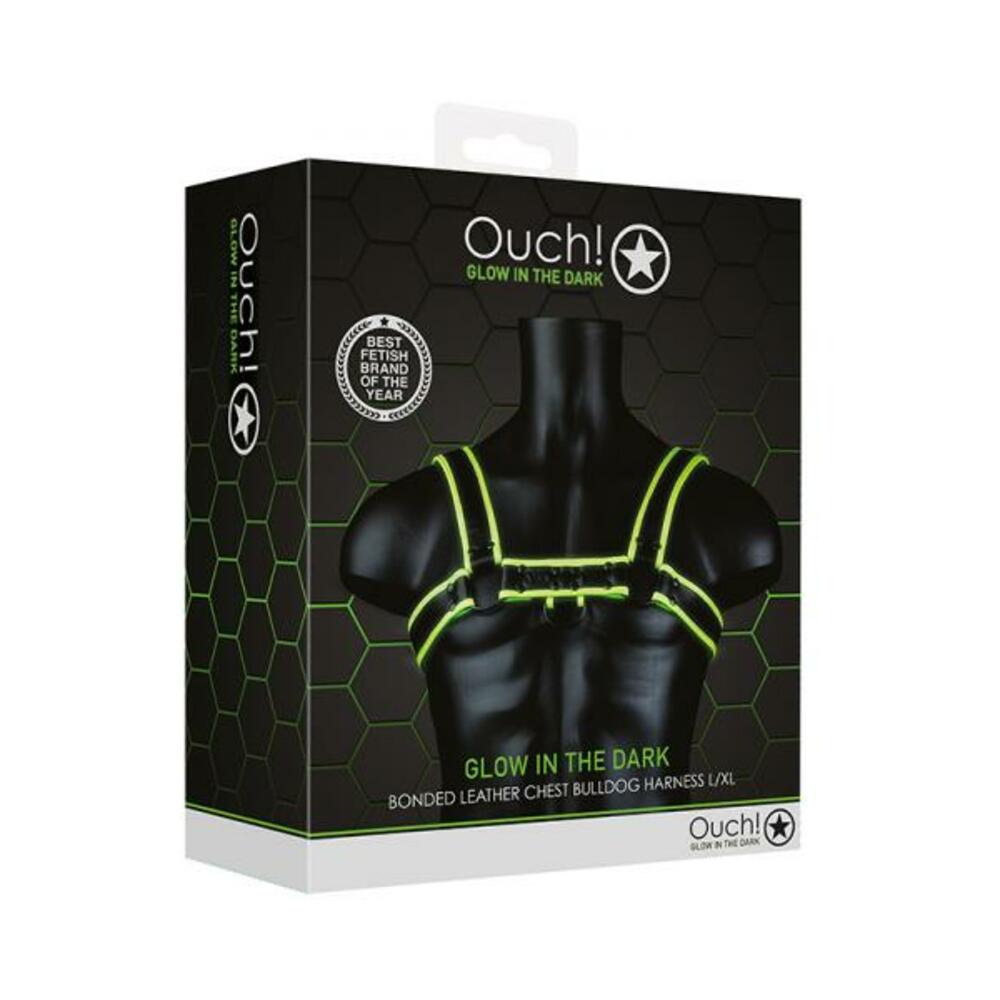 Ouch Chest Bulldog Harness L/xl Gitd