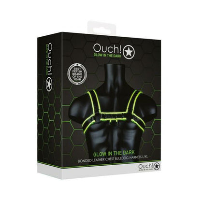 Ouch Chest Bulldog Harness L/xl Gitd