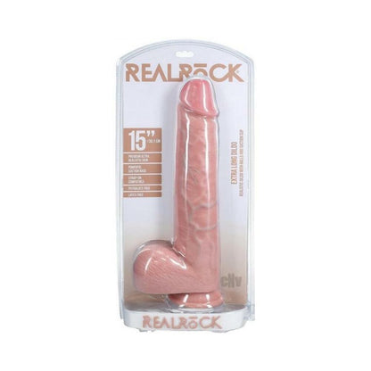 Realrock Xl Straight W Balls 15 Flesh