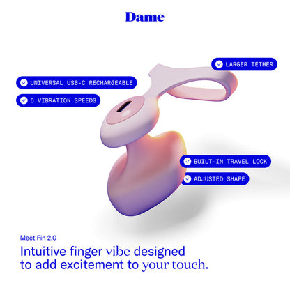 Dame Fin 2.0 Finger Vibrator