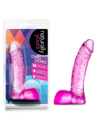 Naturally Yours Vibrating Ding Dong Realistic Dildo