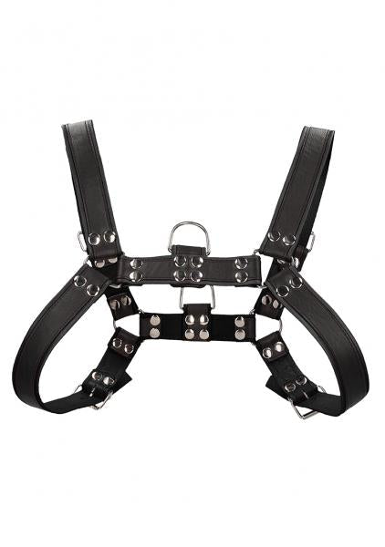 Chest Bulldog Harness - Black/black - L/xl