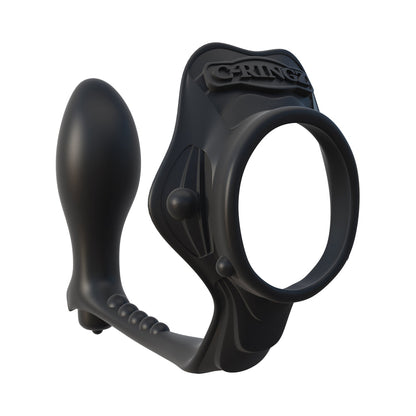 Rock Hard Ass Gasm Vibrating Ring - Black