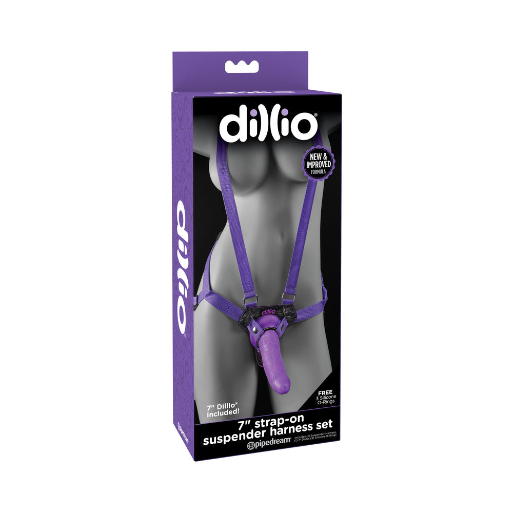 Dillio 7 inches Strap On Suspender Harness Set