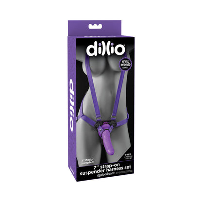 Dillio 7 inches Strap On Suspender Harness Set