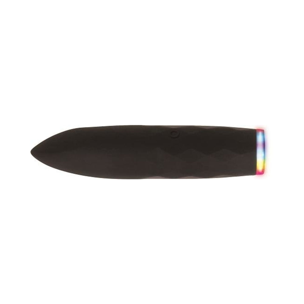 Evolved On The Spot Bullet 7 Function Rechargable Silicone Waterproof Black