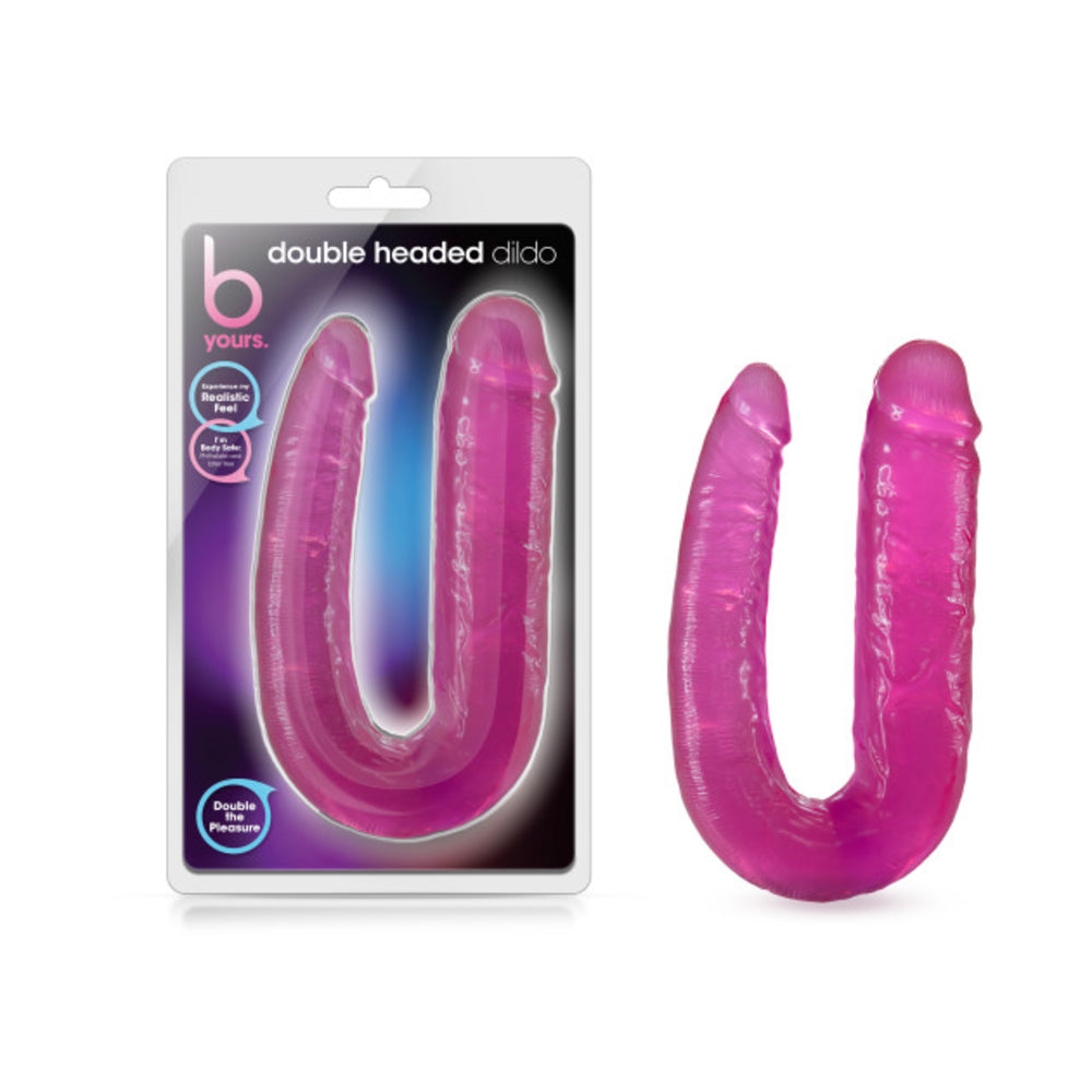 B Yours Double Headed Dildo Pink