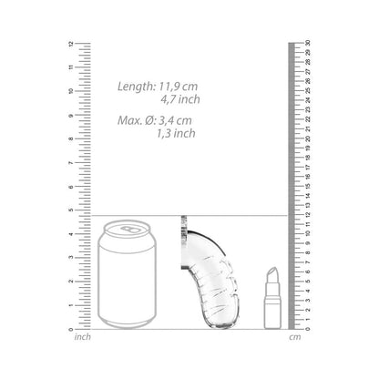 Cage With Silicone Urethal Sounding 16 - Transparent