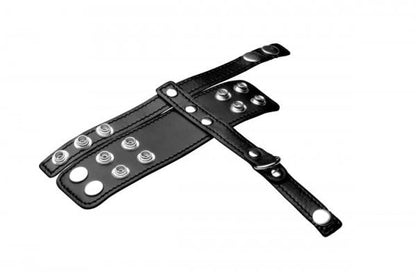 Strict Cock Strap and Ball Stretcher Black O/S