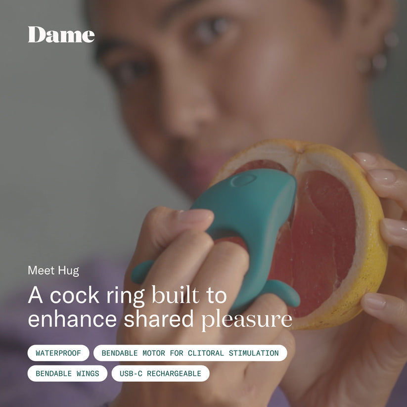 Dame Hug Vibrating Couples Ring