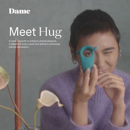 Dame Hug Vibrating Couples Ring