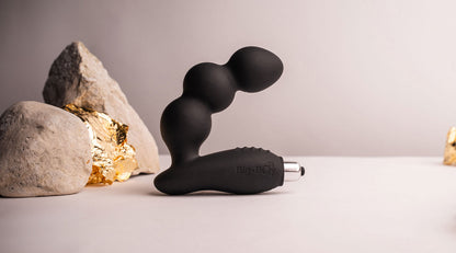 Rocks-off Big-Boy 7 Function P Spot Vibe - Black