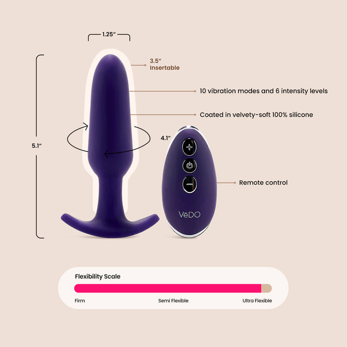 Bump Plus Rechargeable Remote Control Anal Vibe