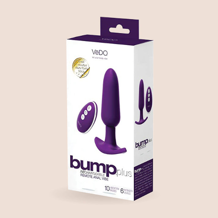 Bump Plus Rechargeable Remote Control Anal Vibe