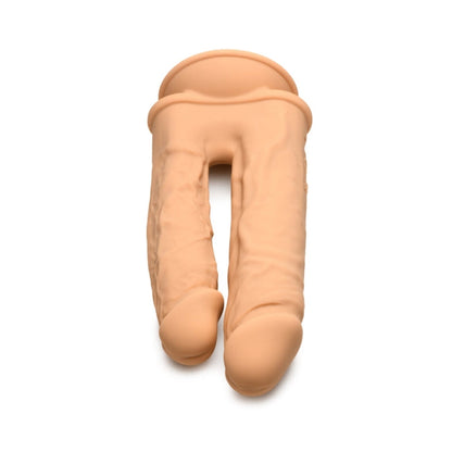 Fleshstixxx Silicone Dbl Dildo Tan