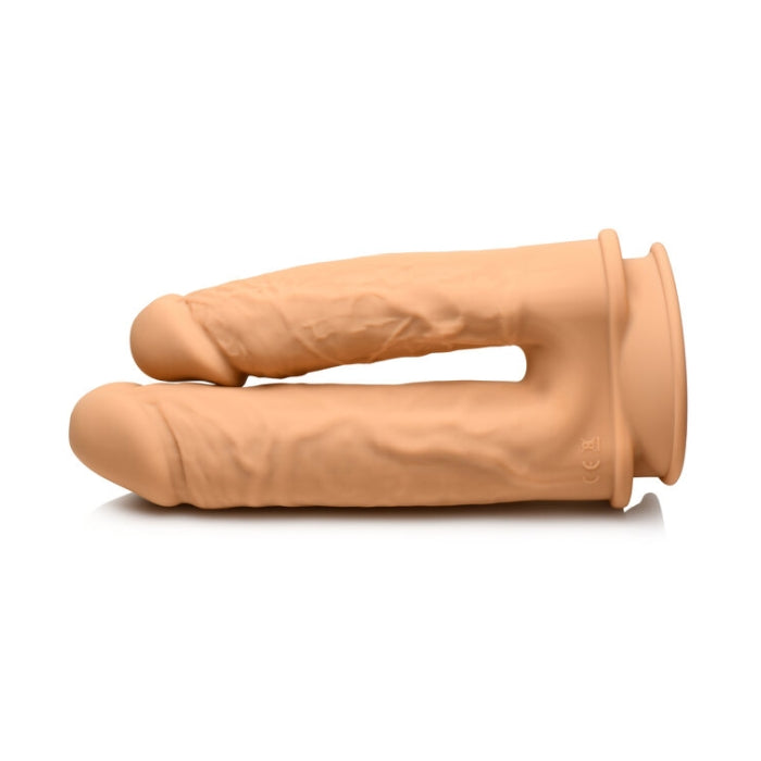 Fleshstixxx Silicone Dbl Dildo Tan