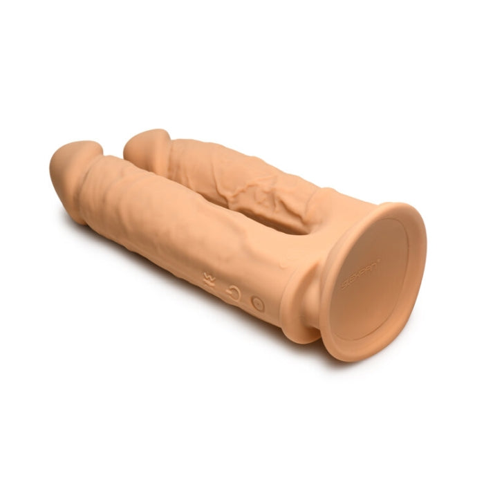 Fleshstixxx Silicone Dbl Dildo Tan