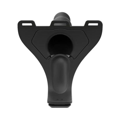 Body Extensions Hollow Slim Dong Strap-on 2-piece Set With Clitoral Vibrator Black