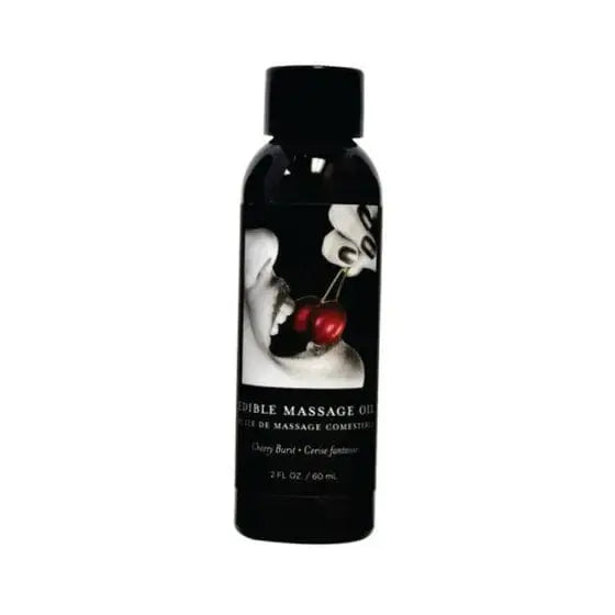 body oil 2oz / Cherry Earthly Body Edible Massage Oil 2oz Earthly Body earthly-body-edible-massage-oil-2oz