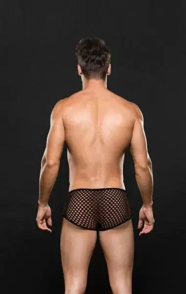 men's clothing Envy Modern Fishnet Trunk Black L/xl Envy Envy Modern Fishnet Trunk Black L/xl - Hugz and Kizzez