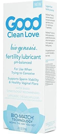 Good Clean Love Biogenesis Fertility Lubricant - 2 Oz 