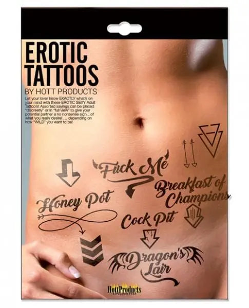 Erotic Tattoos Assorted Pack Hott Products erotic-tattoos-assorted-pack