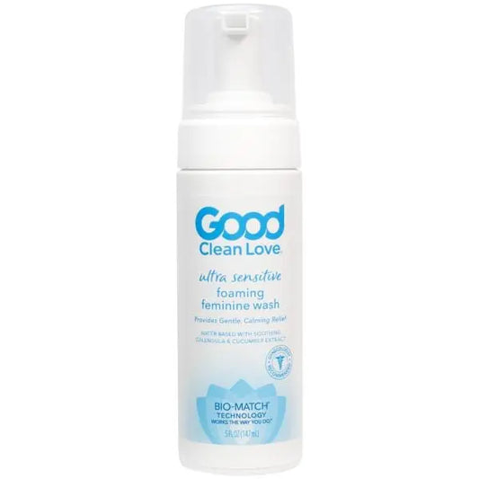 Good Clean Love Ultra Sensitiv Foam Wash 5oz. (net) Hugz and Kizzez 