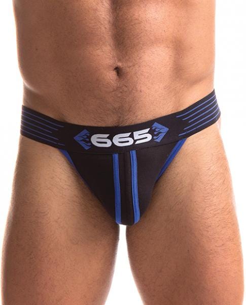 womens lingerie 665 Rally Jockstrap - L Blue Hugz and Kizzez